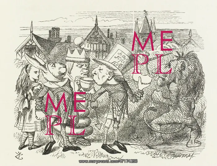 : ALICE, KING, RABBIT, HATTER : ALICE, KING, RABBIT, HATTER