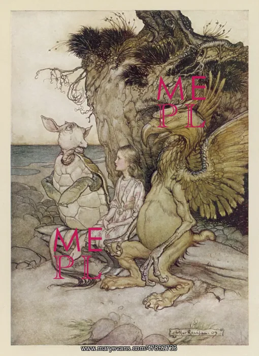 : Alice, Mock-Turtle, Grypho : Alice, Mock-Turtle, Grypho