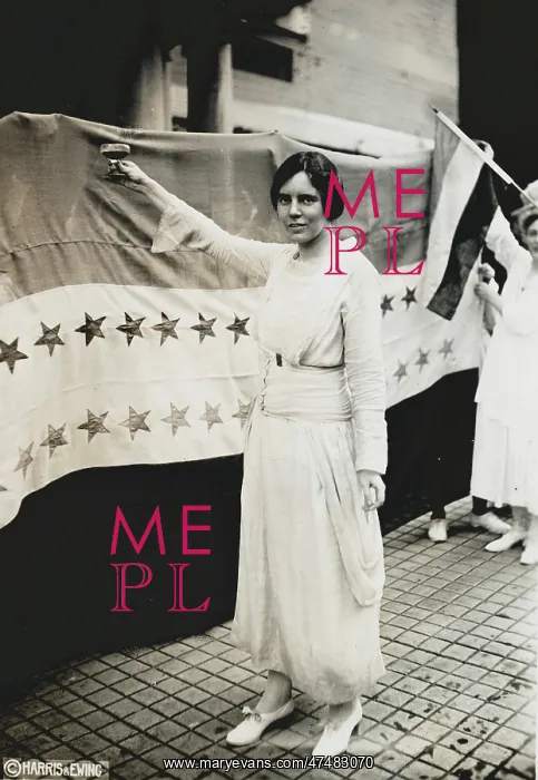 : Alice Paul, full-length portrait, standing, facing left, rai : Alice Paul, full-length portrait, standing, facing left, rai