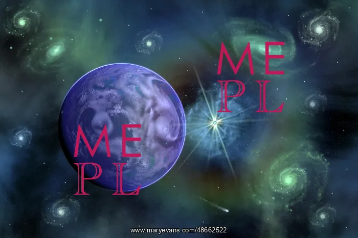 : An alien exoplanet orbiting its distant sun : An alien exoplanet orbiting its distant sun