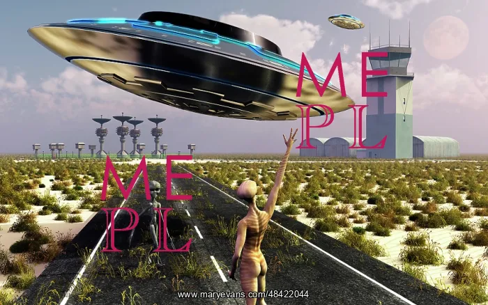 : An alien spaceport at a top secret military base : An alien spaceport at a top secret military base