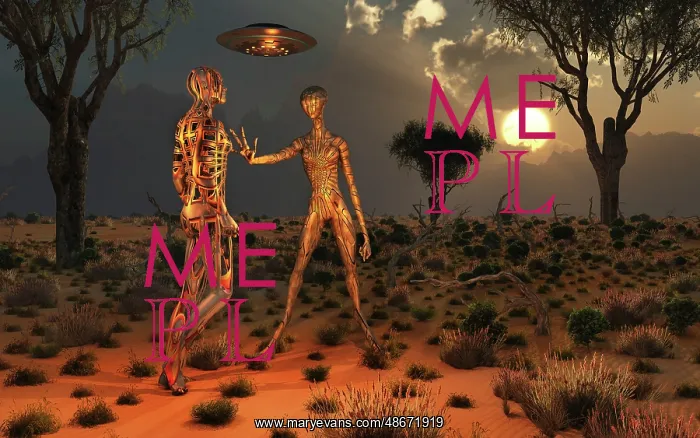 : An alien species advanced technology being used : An alien species advanced technology being used