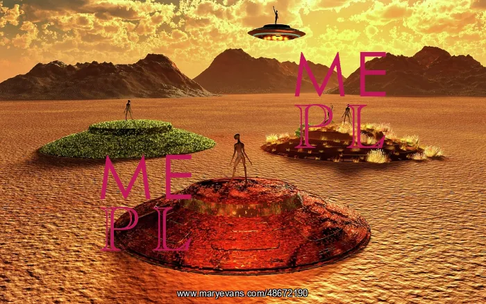 : Alien UFO landing site : Alien UFO landing site