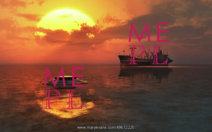 : An alien USO stalking a manmade freighter : An alien USO stalking a manmade freighter