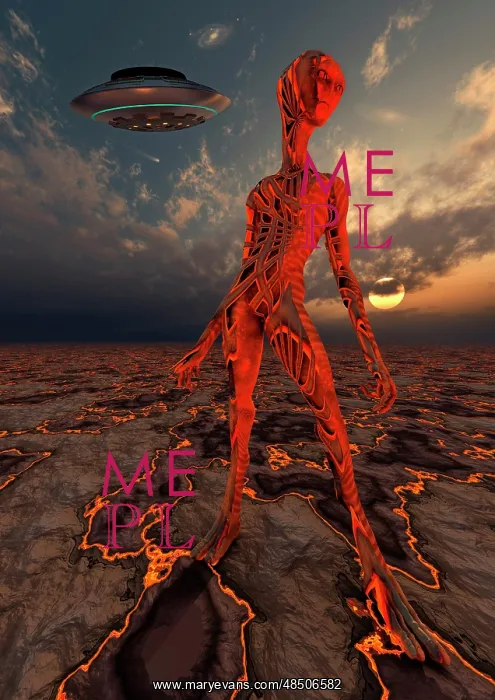 : An alien world where its native inhabitants live in lava ? : An alien world where its native inhabitants live in lava ?