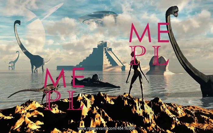 : An alien world where reptoid beings co-exist with dinosaurs : An alien world where reptoid beings co-exist with dinosaurs