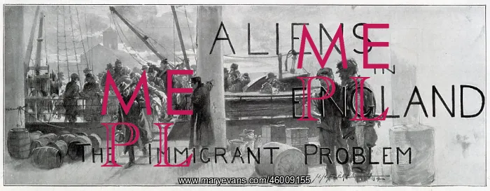 : Aliens in England - The Immigrate Problem 1904 : Aliens in England - The Immigrate Problem 1904