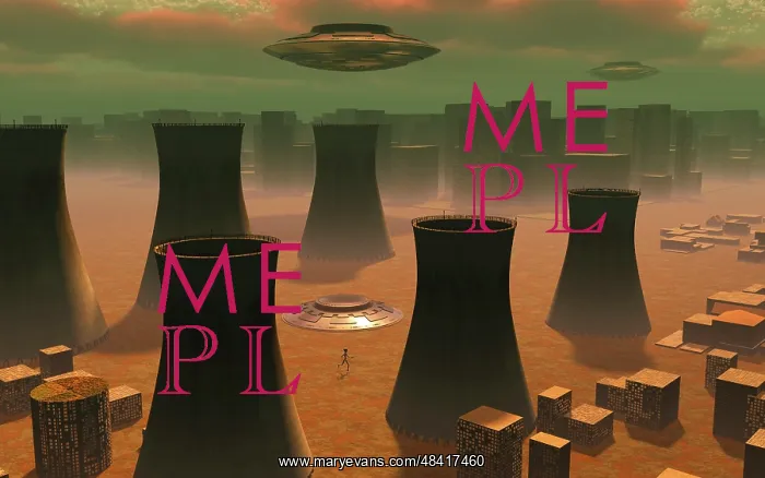: Aliens visiting a nuclear power station : Aliens visiting a nuclear power station