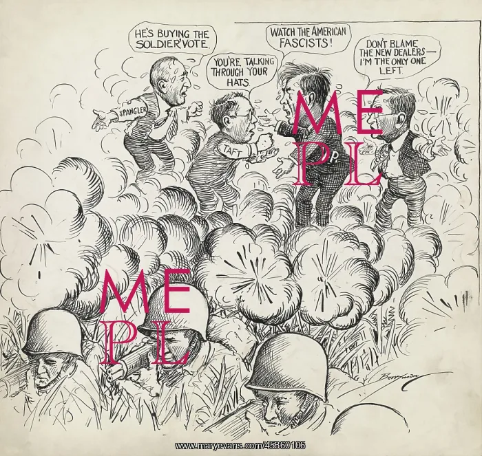 : All One Front, All One War, by Clifford Berryman : All One Front, All One War, by Clifford Berryman