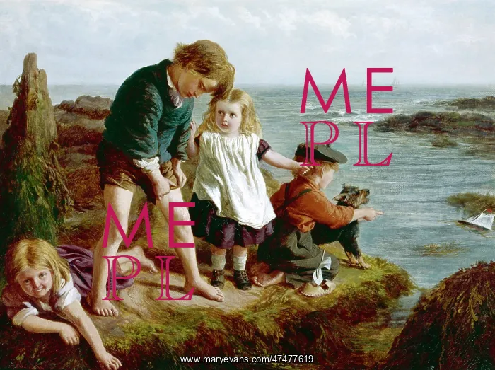  : All But Lost ' children on rocks