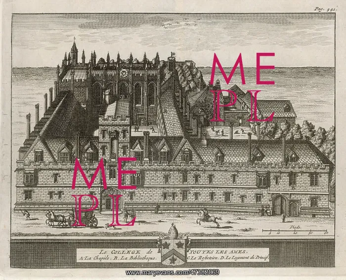 : ALL SOULS COLLEGE 1675 : ALL SOULS COLLEGE 1675