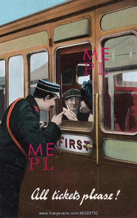 : All Tickets Please - Conductor interrupts a Romantic Moment : All Tickets Please - Conductor interrupts a Romantic Moment