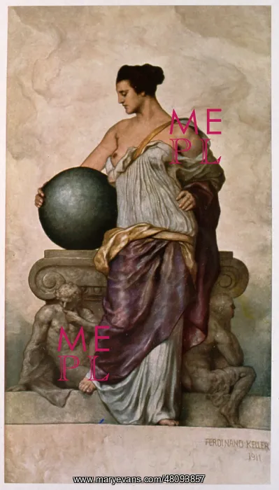 : Allegorical female figure, Science : Allegorical female figure, Science