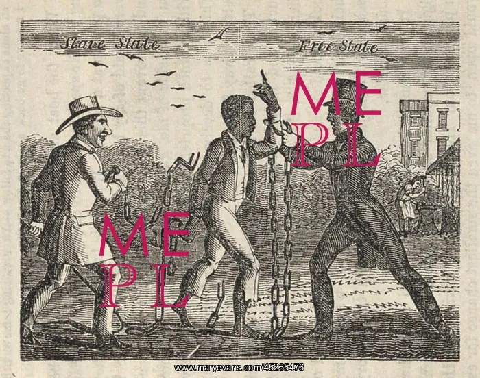 : Allegorical illustration of a slave?s transition ? : Allegorical illustration of a slave?s transition ?