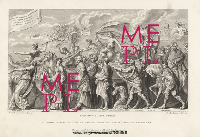 : Allegorical procession of the Triumph of Wealth : Allegorical procession of the Triumph of Wealth