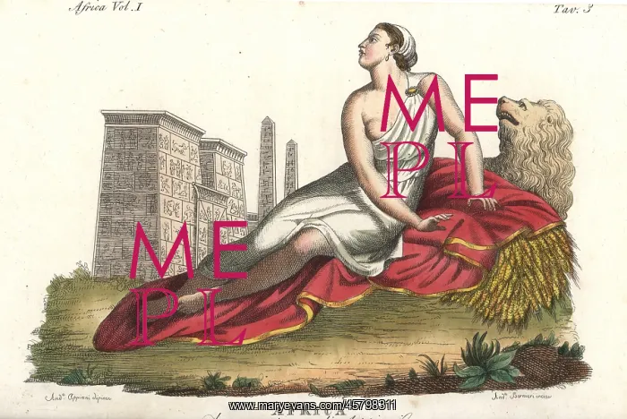 : Allegorical representation of Africa : Allegorical representation of Africa