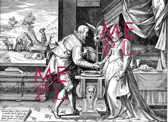 : allegories, matrimony, One hand washes the other : allegories, matrimony, One hand washes the other