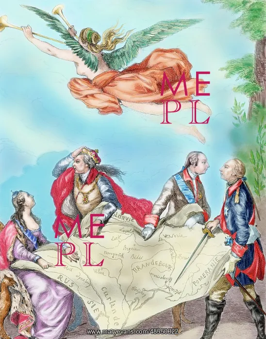 : Allegory of the 1st partition of Poland. 1772 : Allegory of the 1st partition of Poland. 1772