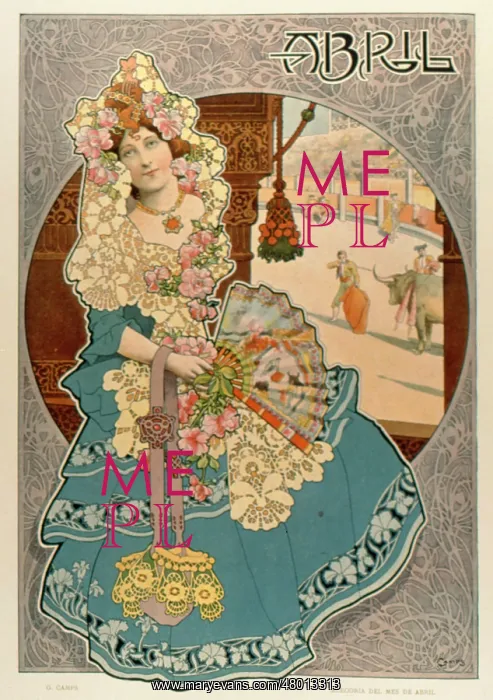 : Allegory of April : Allegory of April