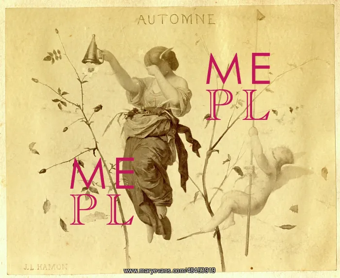  : Allegory of autumn snuffing out the flowers