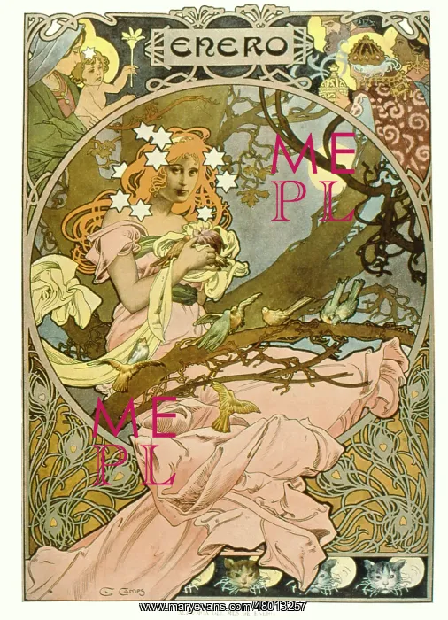 : Allegory of January : Allegory of January