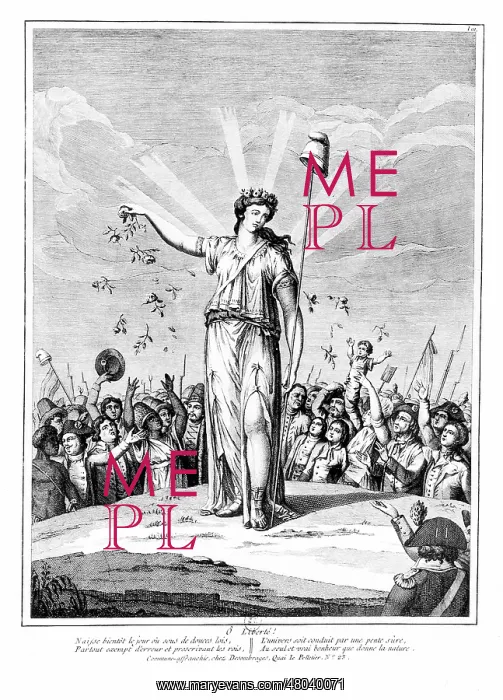: Allegory of Liberty. Anonymous Engraving : Allegory of Liberty. Anonymous Engraving