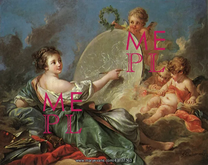  : Allegory of Painting, by Boucher