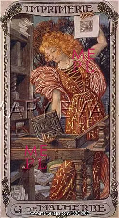 : ALLEGORY OF PRINTING : ALLEGORY OF PRINTING