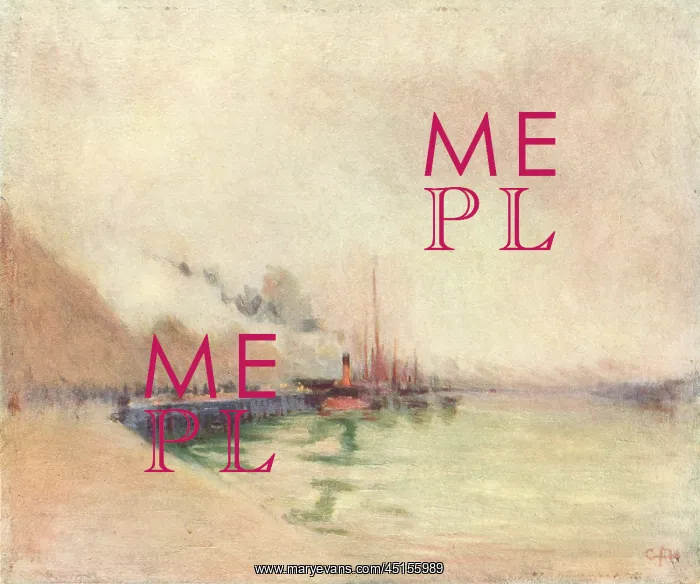 : Allegro. A misty painting revealing the view of a distant port, with smoking chimneys : Allegro. A misty painting revealing the view of a distant port, with smoking chimneys