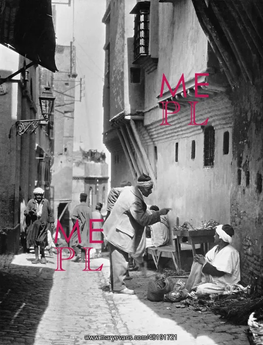 : Alley in Rabat, 1930 : Alley in Rabat, 1930