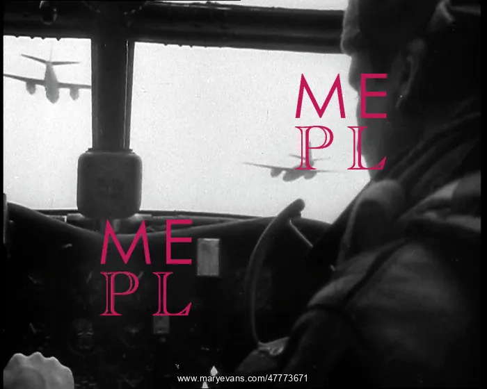 : An Allied Bomber Pilot Watching Other Bombers : An Allied Bomber Pilot Watching Other Bombers