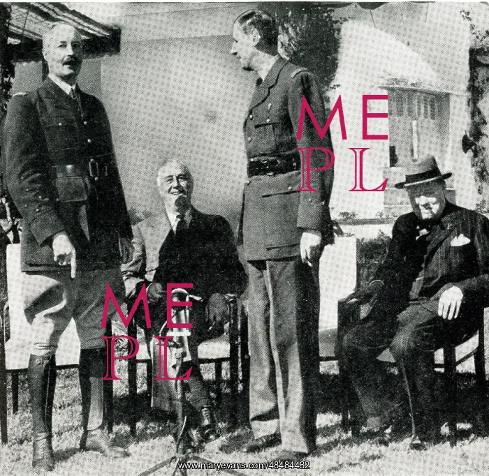 : Allied conference at Casablanca, WW2 : Allied conference at Casablanca, WW2