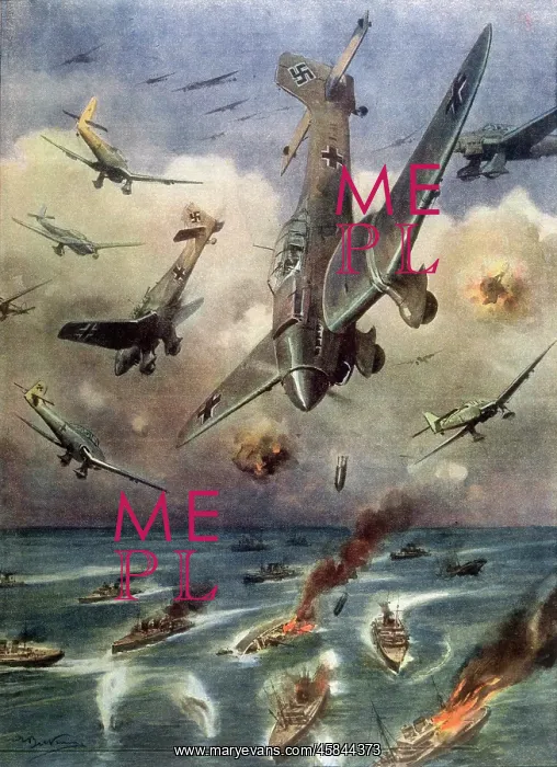 : ALLIED CONVOY BOMBED : ALLIED CONVOY BOMBED