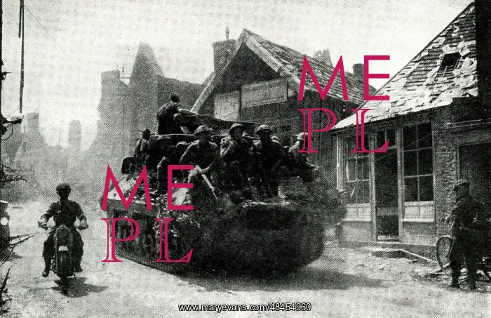 : Allied forces cross frontier into Belgium, WW2 : Allied forces cross frontier into Belgium, WW2