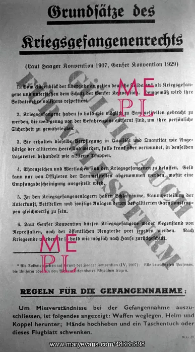 : Allied leaflet, 1945 : Allied leaflet, 1945
