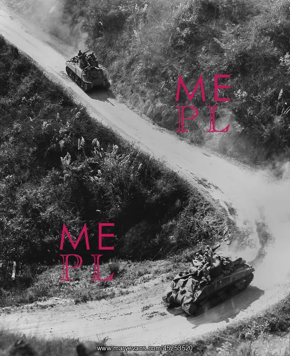 : Allied Tanks use the Burma Road for the first : Allied Tanks use the Burma Road for the first