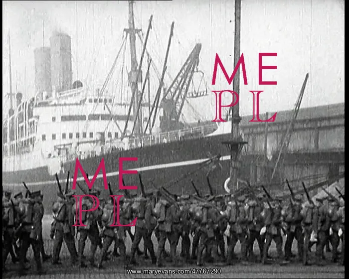 : Allied Troops Being Dispatched From A Dock : Allied Troops Being Dispatched From A Dock