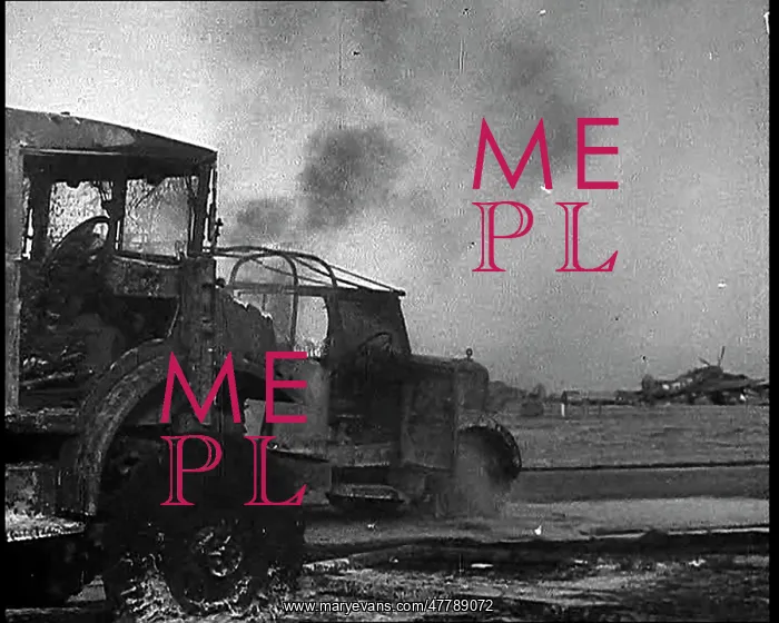 : Allied Vehicles Burning on the Ground During : Allied Vehicles Burning on the Ground During