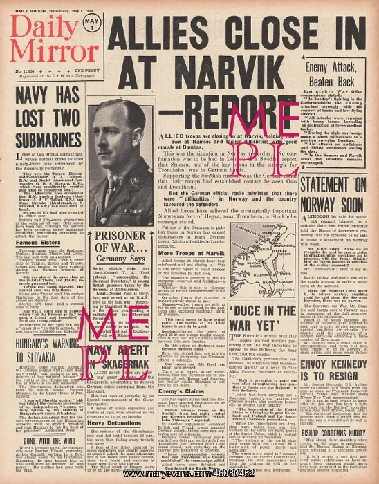 : Allies Close in on Narvik : Allies Close in on Narvik