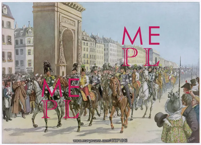 : ALLIES ENTER PARIS 1814 : ALLIES ENTER PARIS 1814