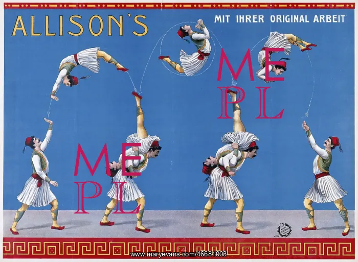 : Allison circus advert : Allison circus advert