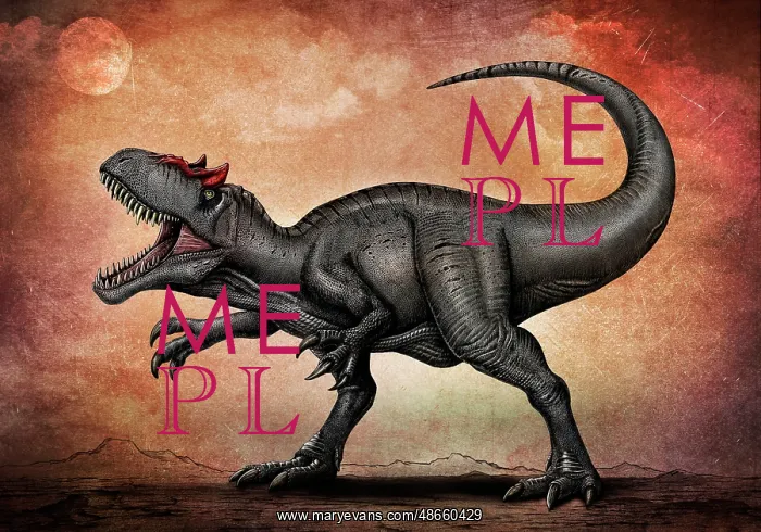 : Allosaurus dinosaur : Allosaurus dinosaur