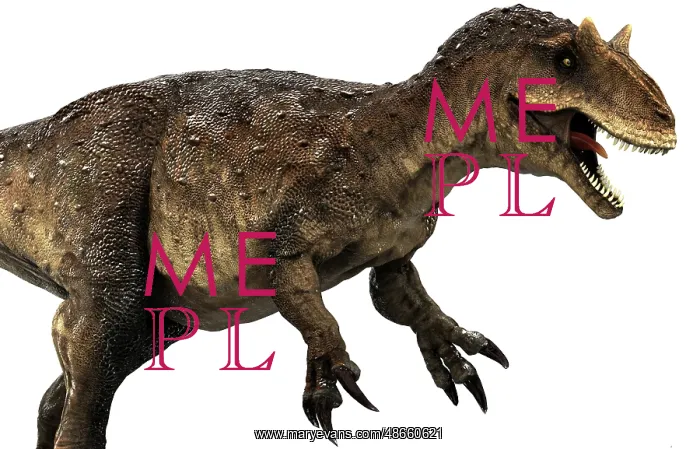 : Allosaurus dinosaur side view on white background : Allosaurus dinosaur side view on white background