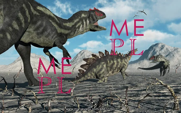 : Allosaurus dinosaurs moving in to kill a Stegosaurus ? : Allosaurus dinosaurs moving in to kill a Stegosaurus ?