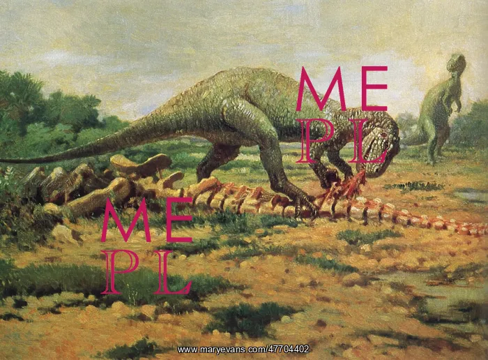 : Allosaurus Feasting : Allosaurus Feasting