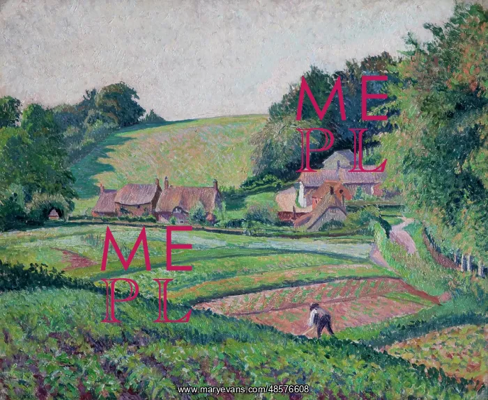: The Allotments, by Lucien Pissarro : The Allotments, by Lucien Pissarro
