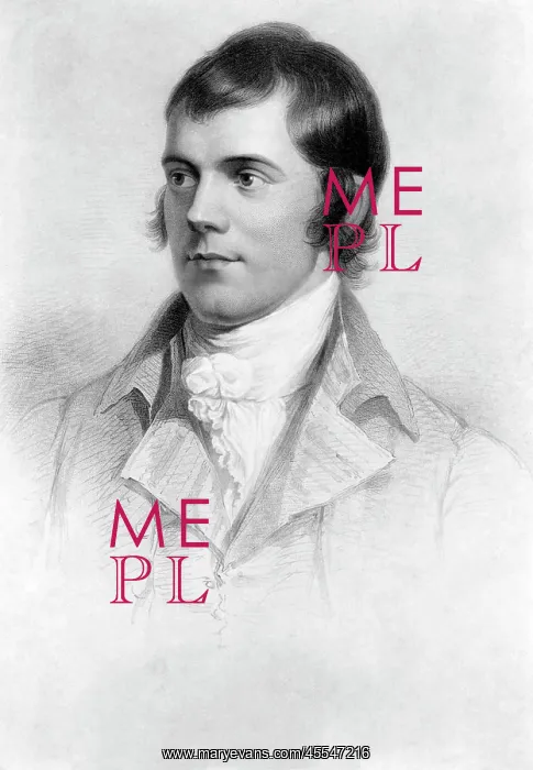  : Alloway, Portrait of Robert Burns 1897