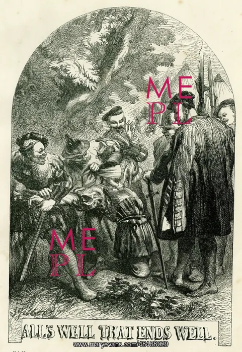 : All's Well That Ends Well - title page : All's Well That Ends Well - title page