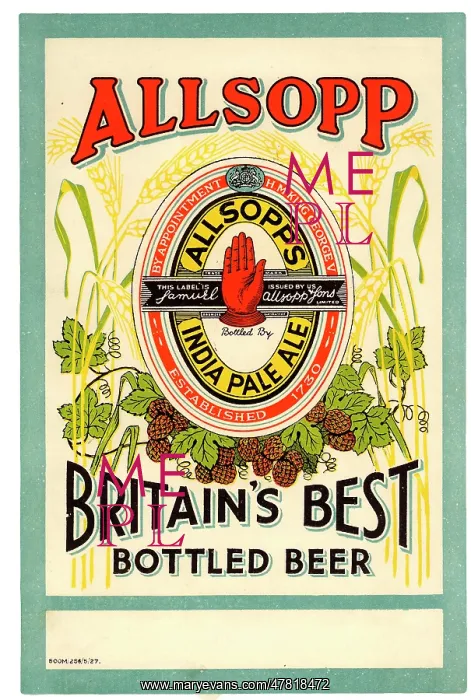 : Allsopp IPA - Britain's Best Bottled Beer : Allsopp IPA - Britain's Best Bottled Beer