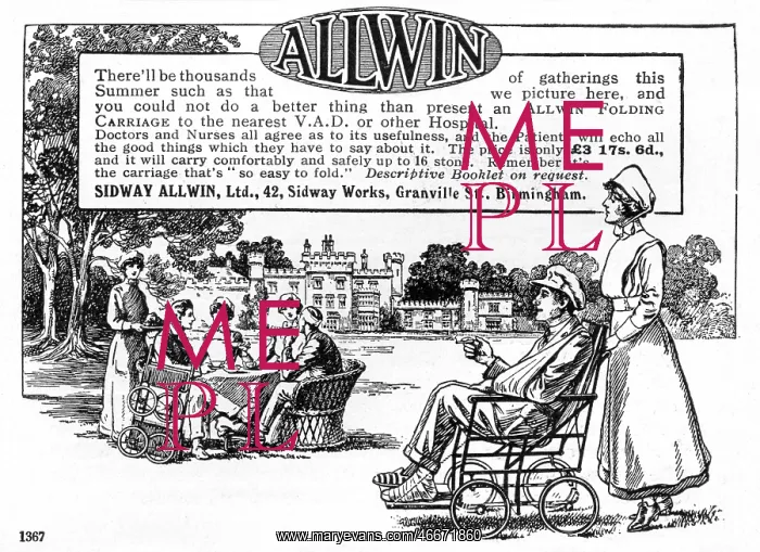 : Allwin folding wheelchair advertisement : Allwin folding wheelchair advertisement